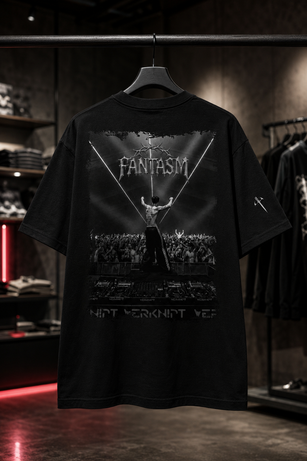 Fantasm - Camiseta Oversize Manga Corta