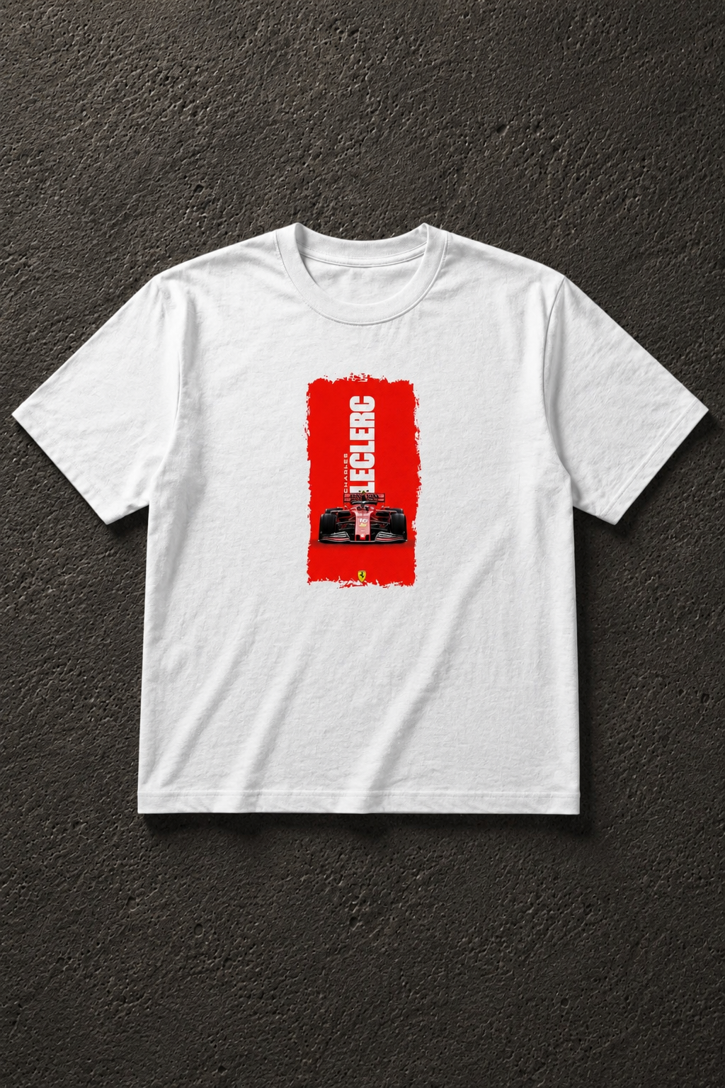Charles Leclerc FERRARI - Camiseta Oversize Manga Corta