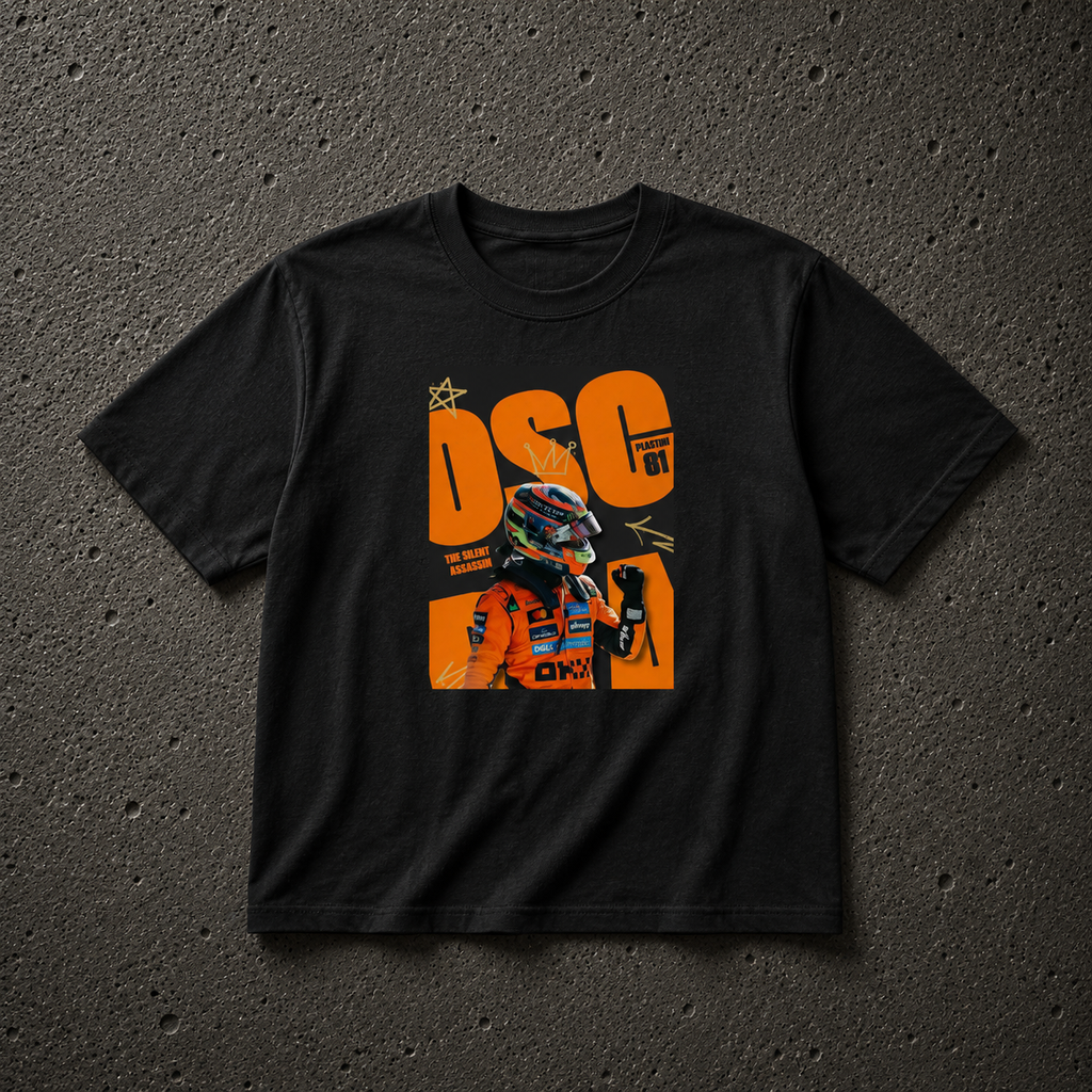 Oscar Piastri MCLAREN - Camiseta Oversize Manga Corta