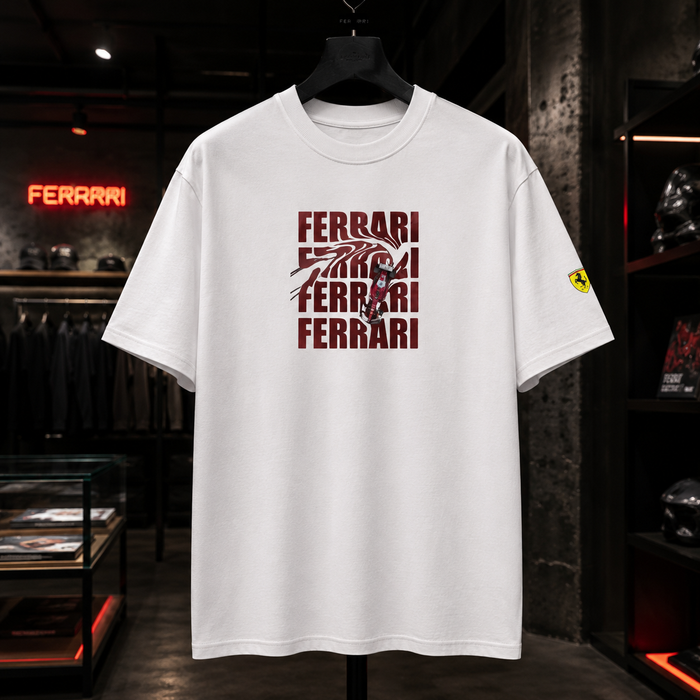 Scuderia Ferrari - Camiseta Oversize Manga Corta