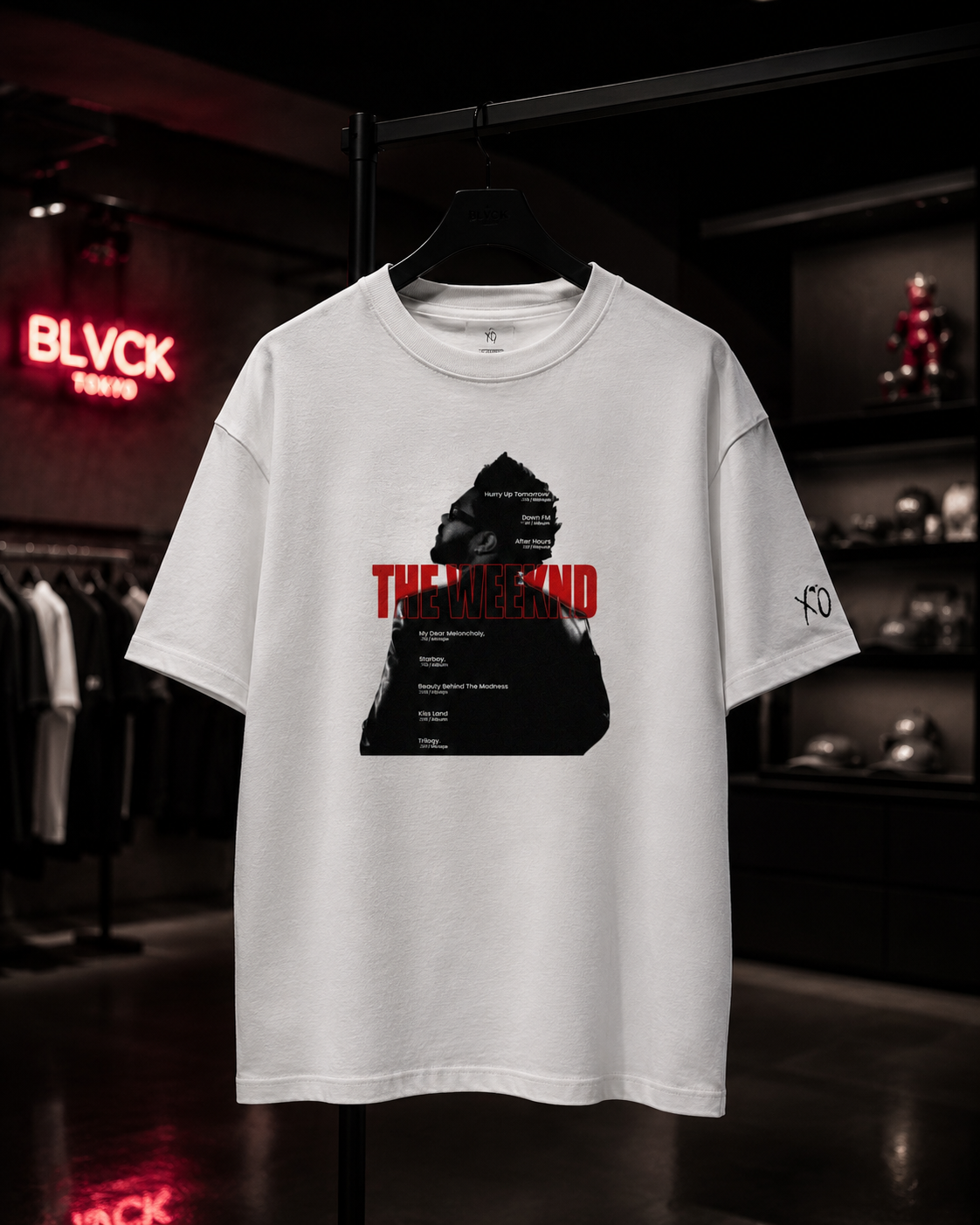 The Weeknd XO After Hours  - Camiseta Oversize Manga Corta
