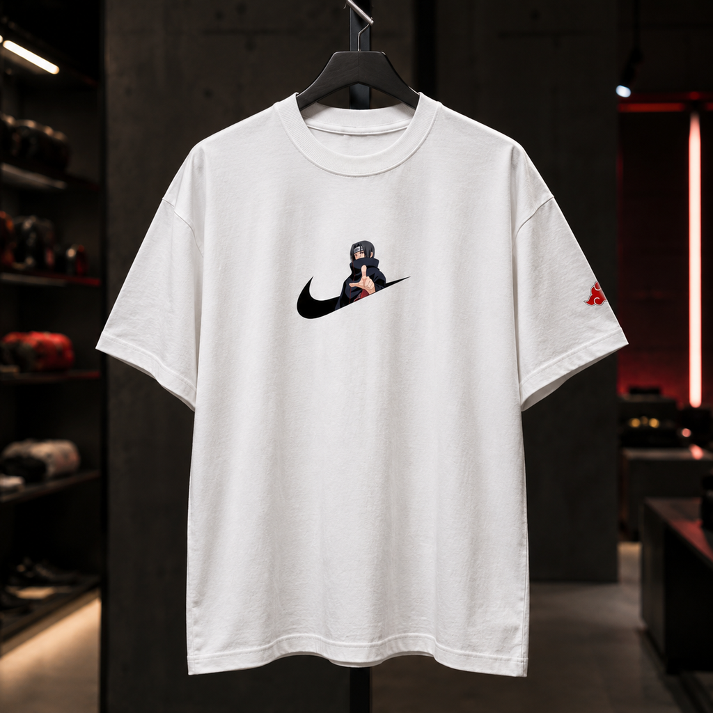 Itachi NARUTO - Camiseta Oversize Manga Corta