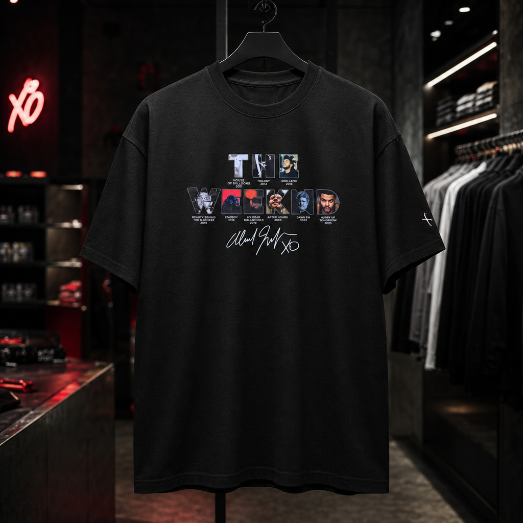 The Weeknd After Hours Tour - Camiseta Oversize Manga Corta