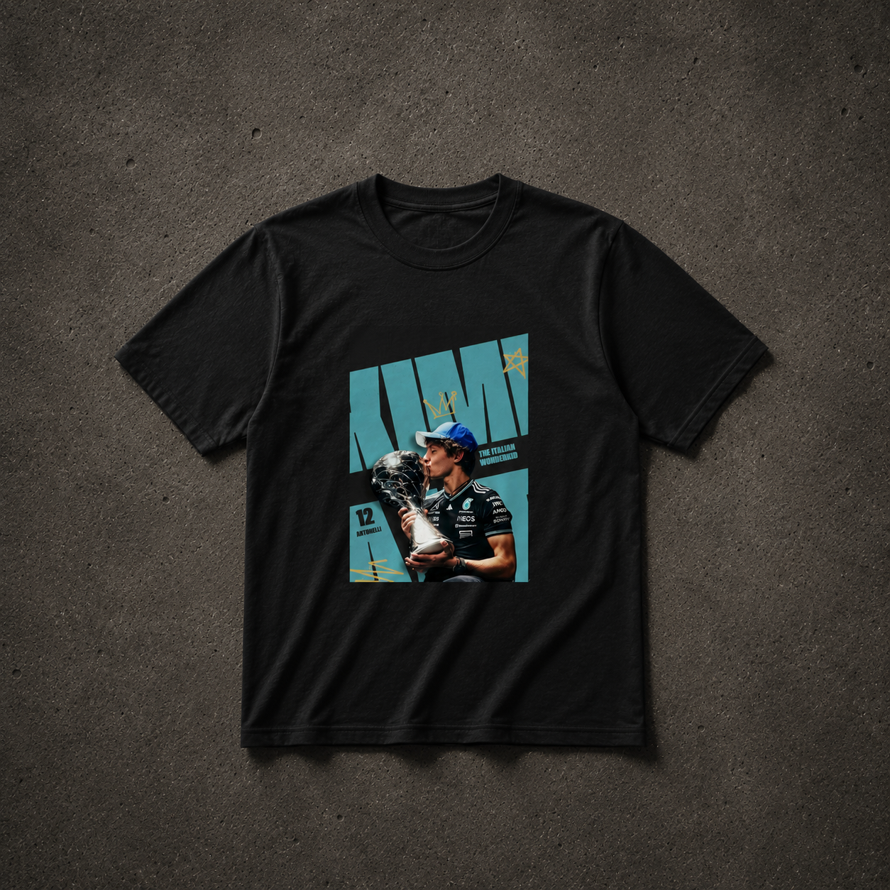 Kimi Antonelli MERCEDES AMG - Camiseta Oversize Manga Corta