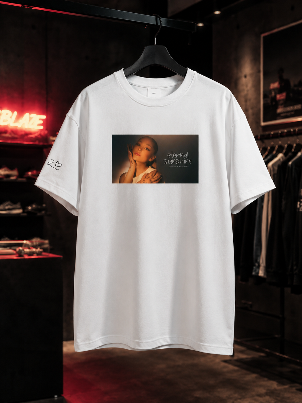Ariana Grande ETERNAL SUNSHINE TOUR - Camiseta Oversize Manga Corta