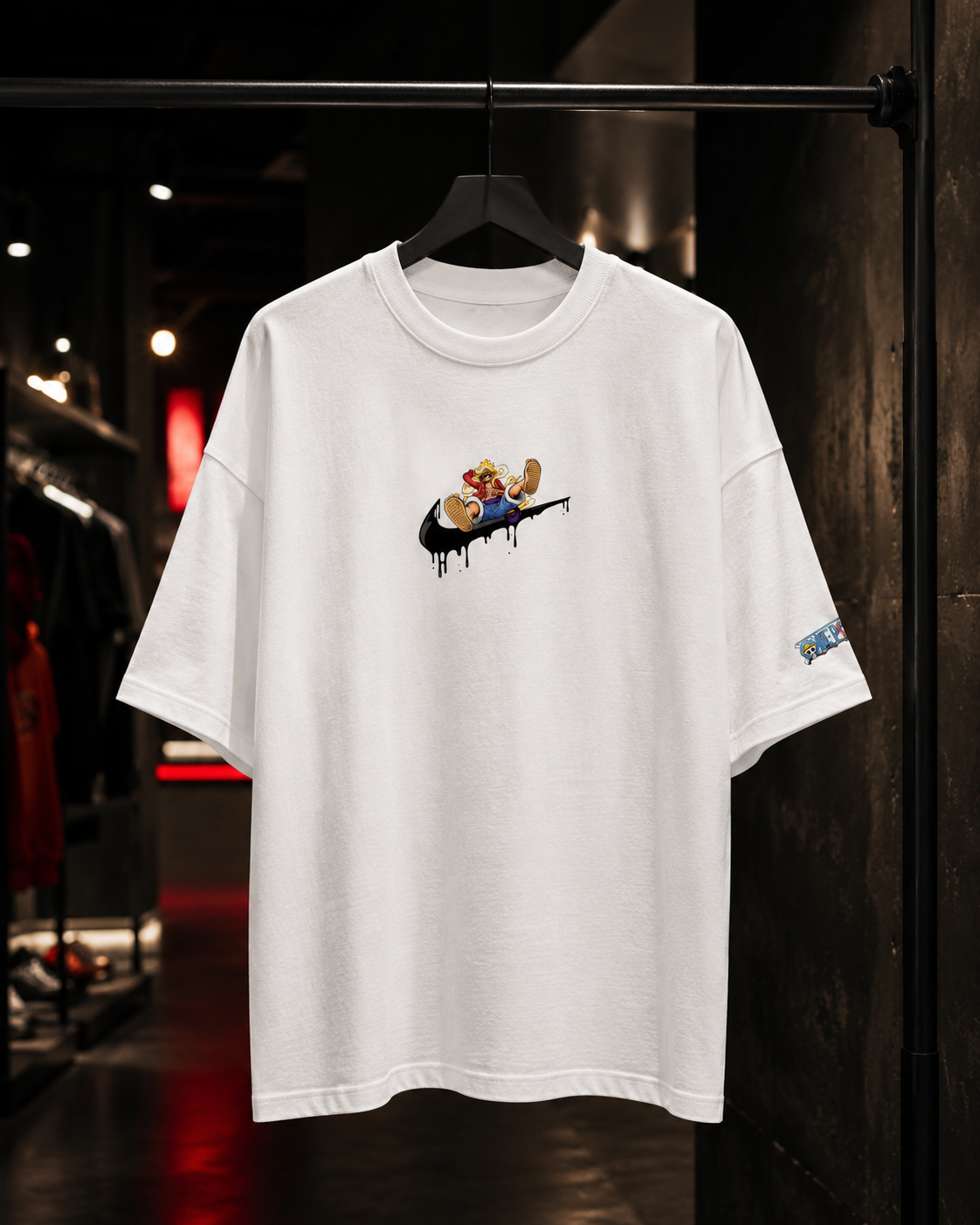 Luffy ONE PIECE - Camiseta Oversize Manga Corta