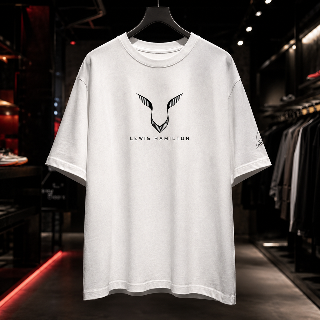 Lewis Hamilton x FERRARI  2026 - Camiseta Oversize Manga Corta