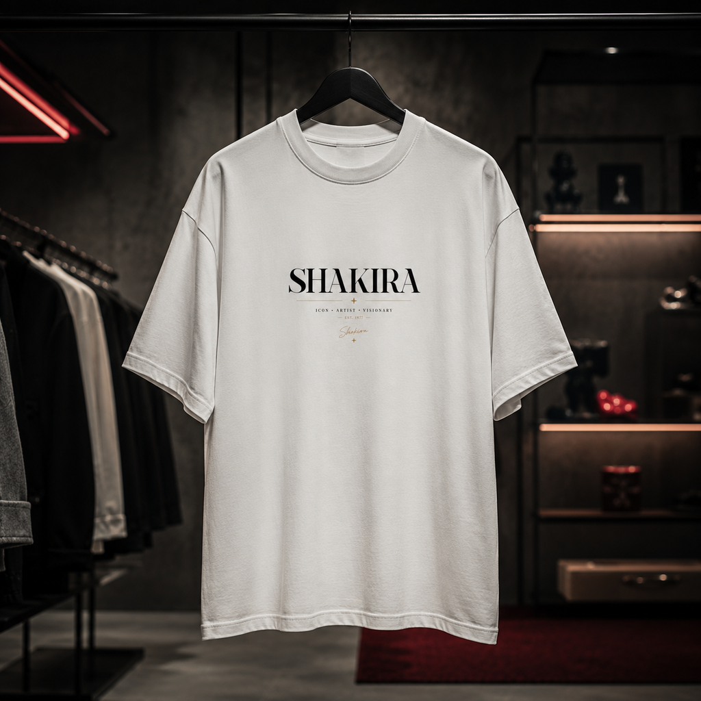 Zhakira 2026 - Camiseta Oversize Manga Corta