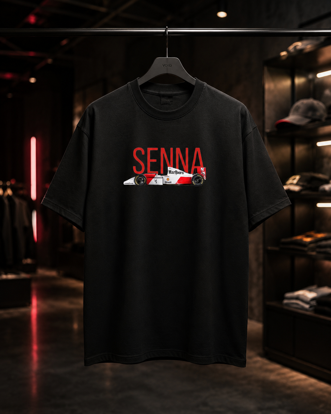 Ayrton Senna MCLAREN - Camiseta Oversize Manga Corta