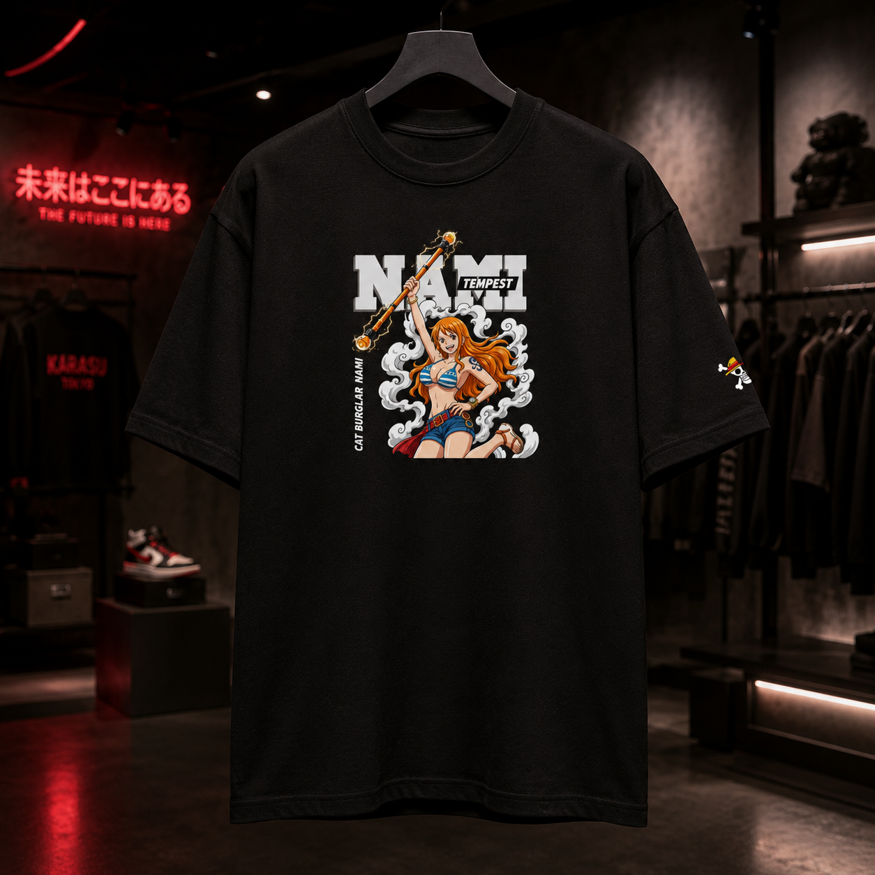 Nami ONE PIECE - Camiseta Oversize Manga Corta