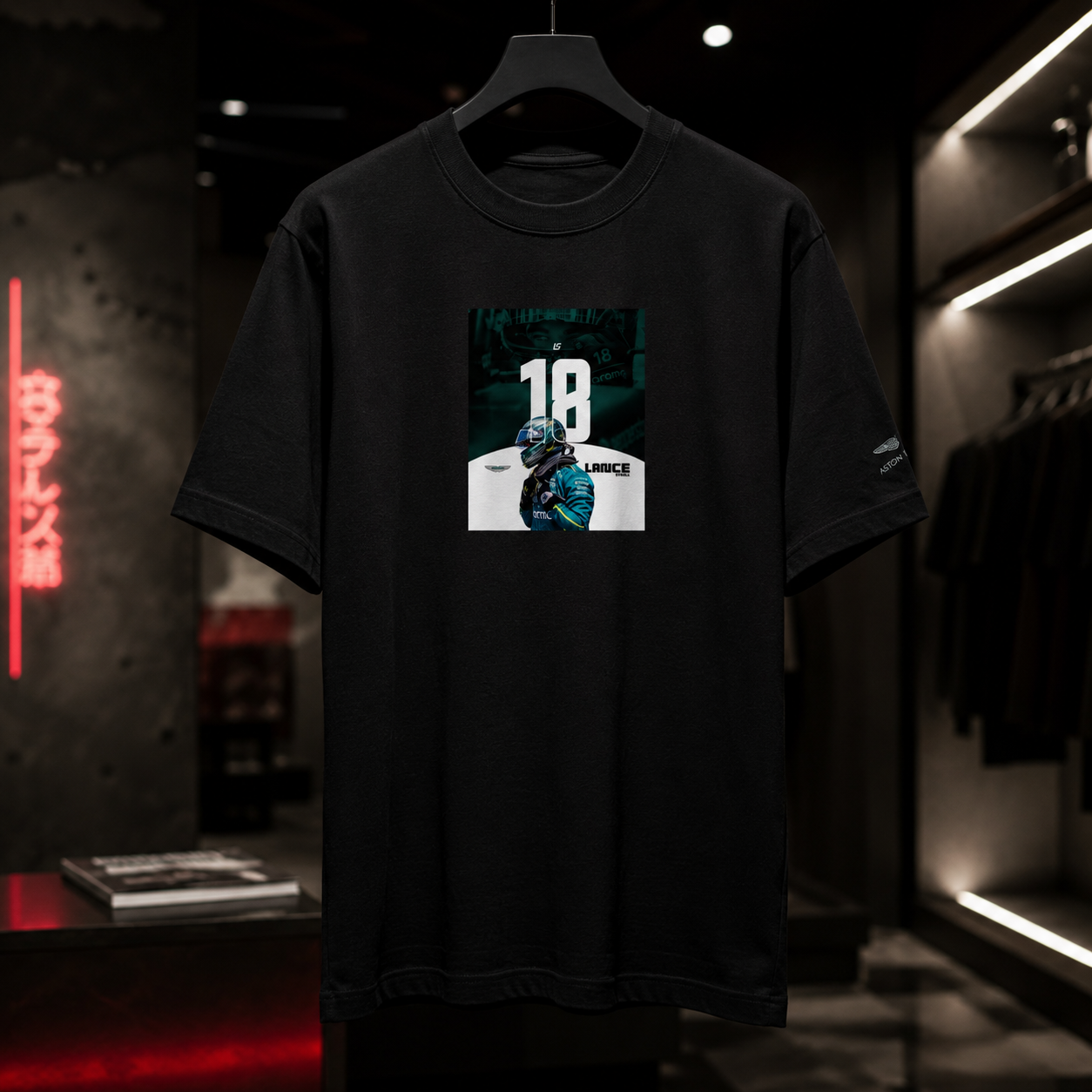 Lance Stroll x ASTON MARTIN 2026 - Camiseta Oversize Manga Corta