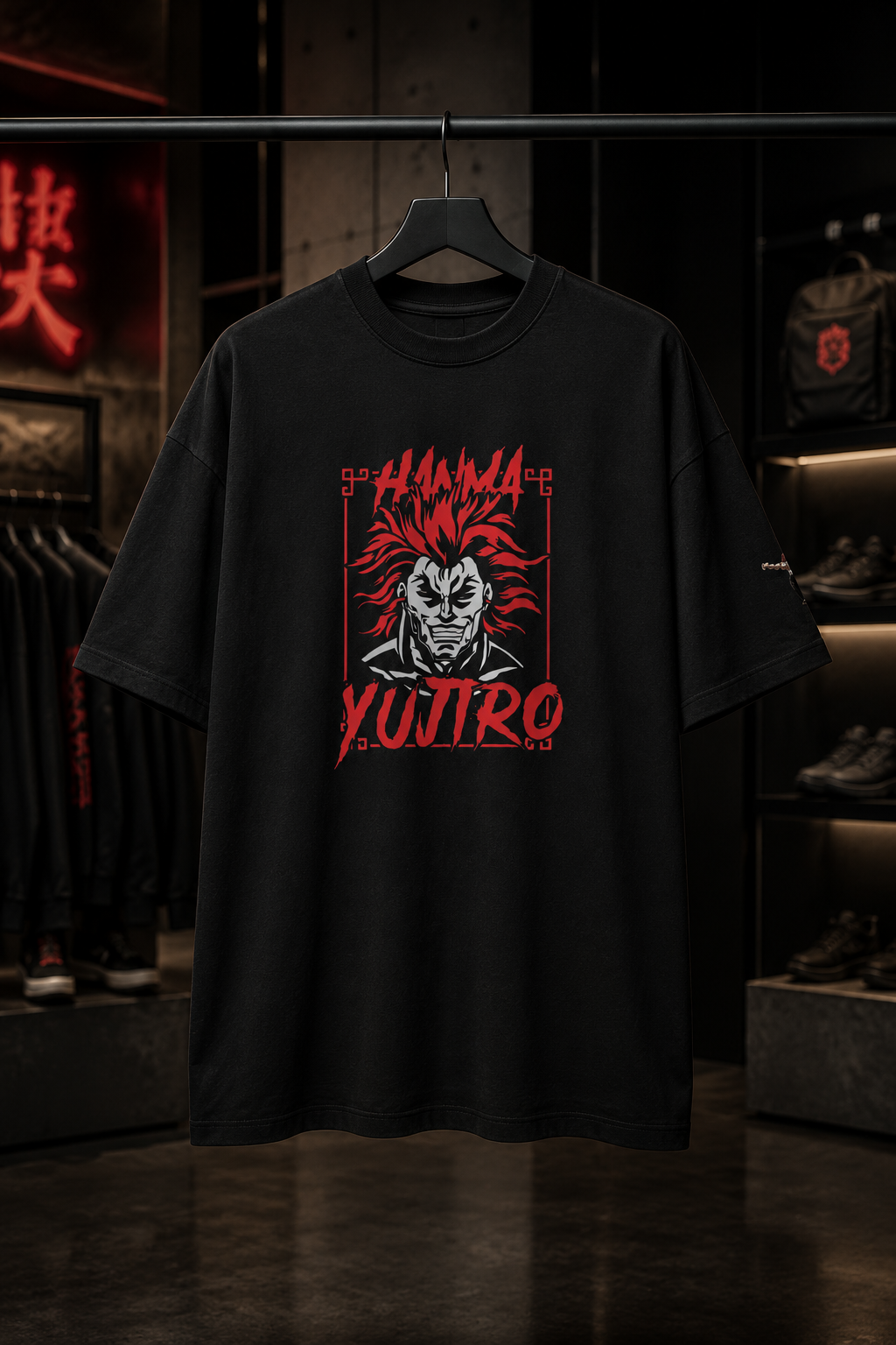 Yujiro Hanma BAKI - Camiseta Oversize Manga Corta