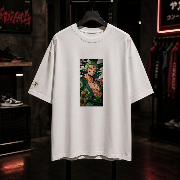 Roronoa Zoro ONE PIECE - Camiseta Oversize Manga Corta