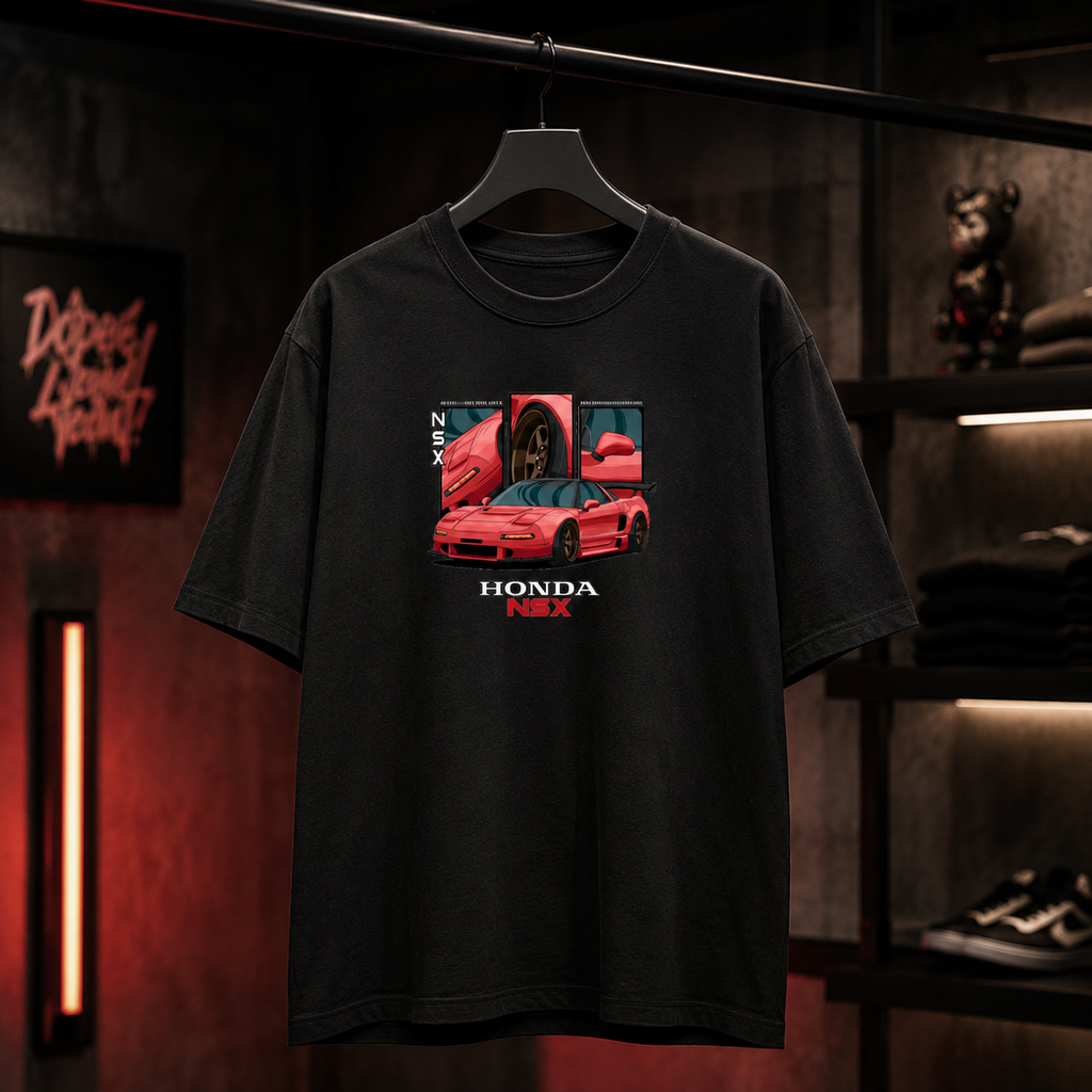 Honda NSX - Camiseta Oversize Manga Corta
