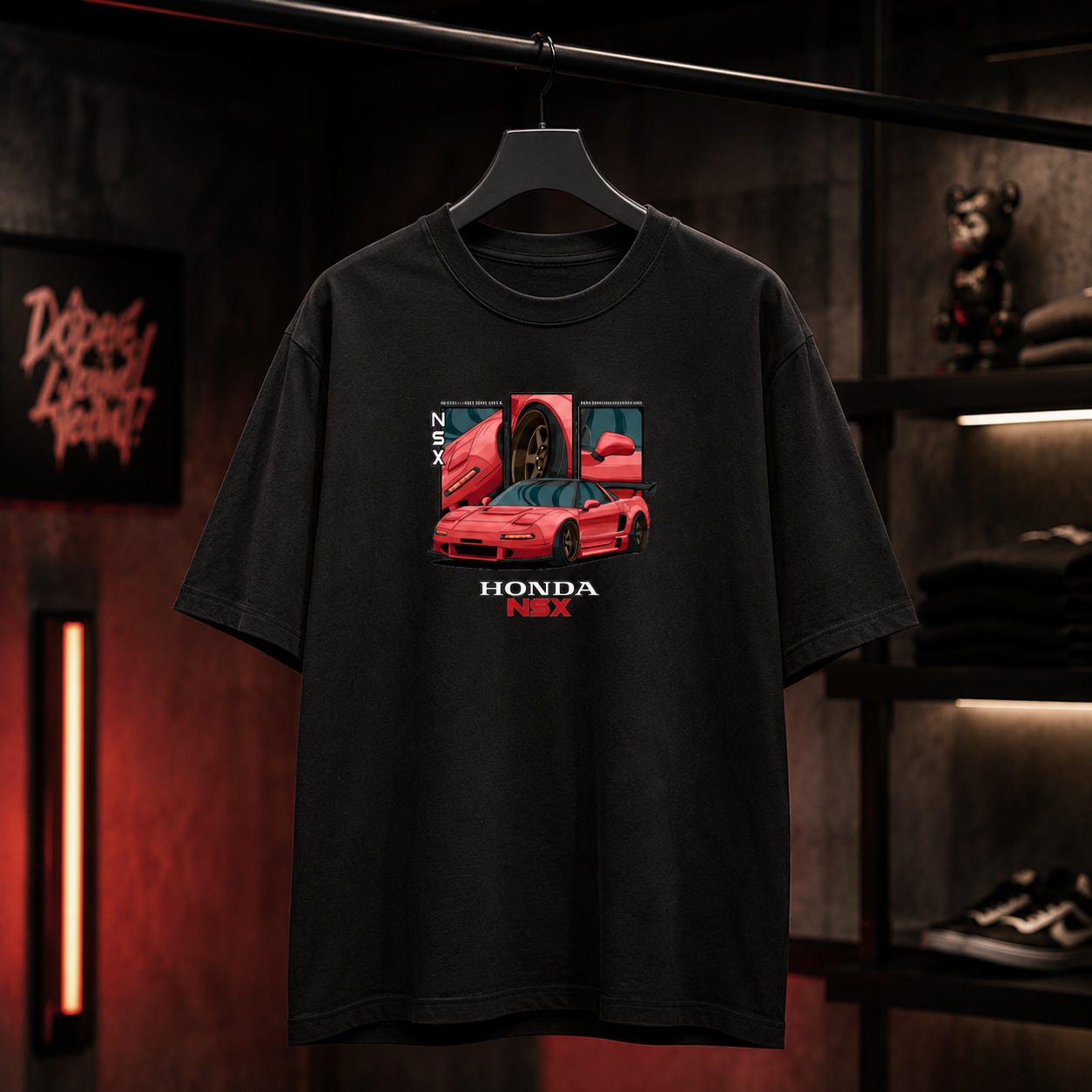 Honda NSX - Camiseta Oversize Manga Corta