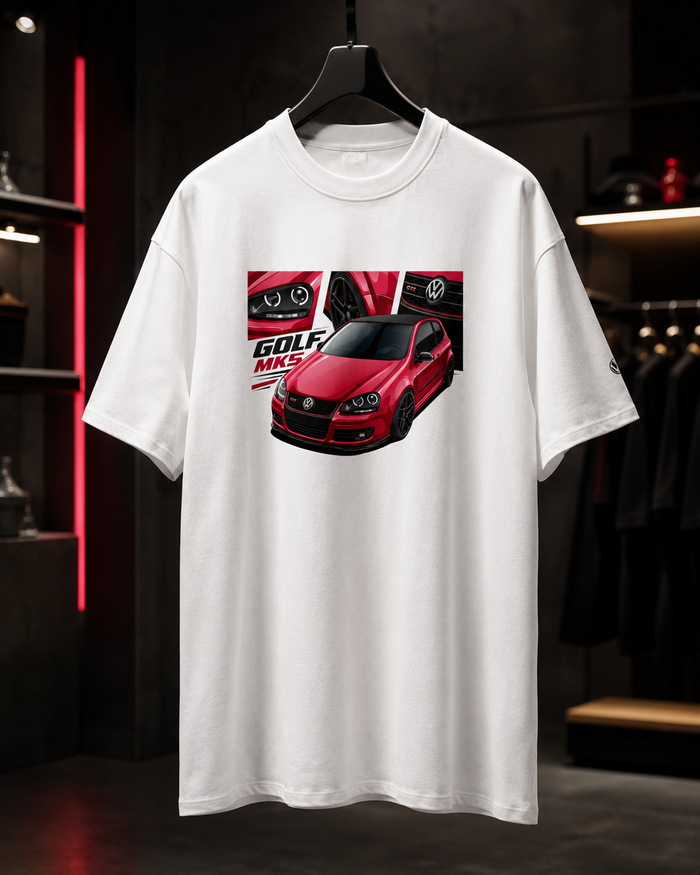 Volkswaguen Golf MK5 - Camiseta Oversize Manga Corta
