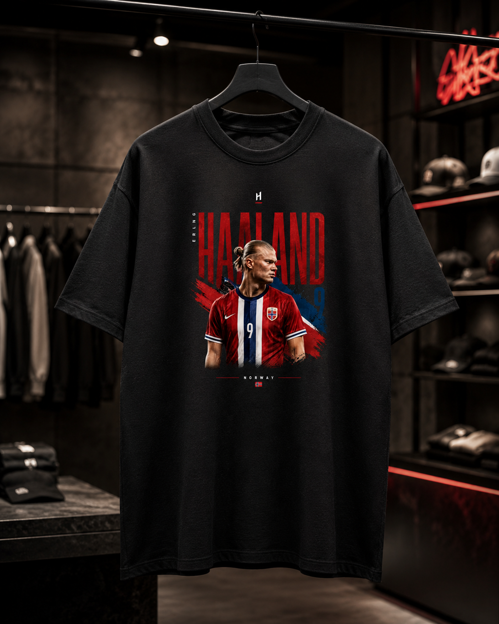 Haaland World Cup 2026 - Camiseta Oversize Manga Corta